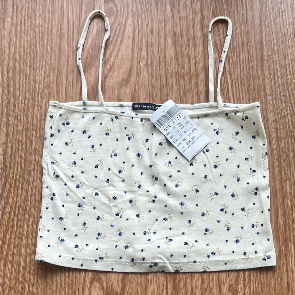 Brandy Melville Floral Top